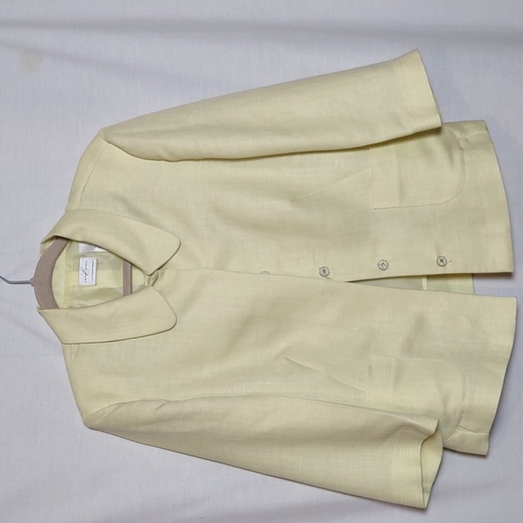 Emma James Linen Blend Spring Blazer - Picture 1 of 8